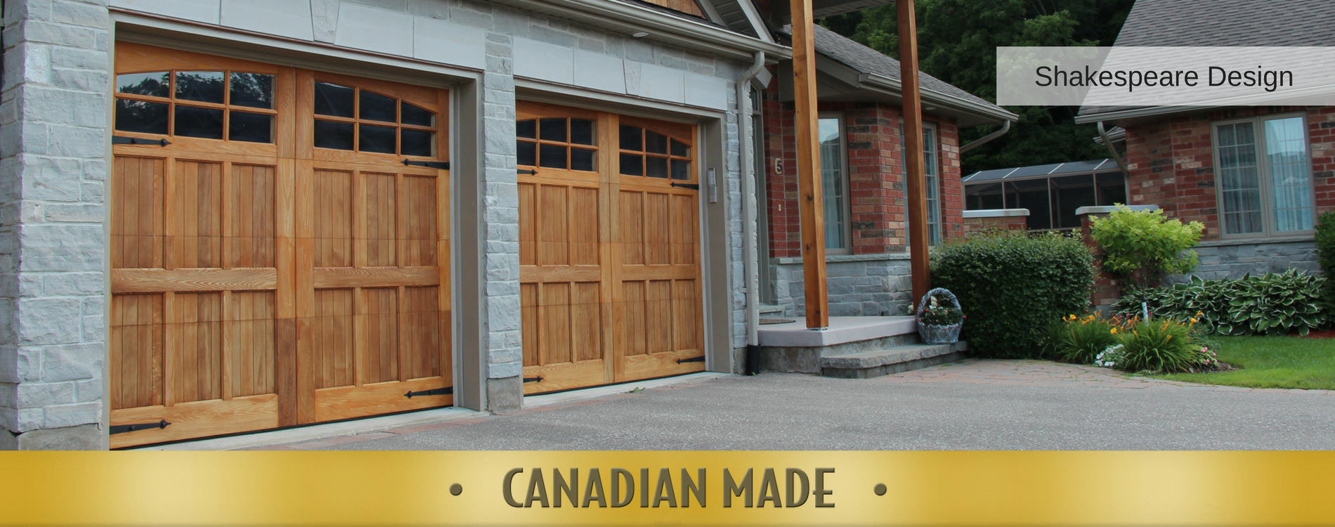 Shakespeare Design by Oxford Carriage Door Ltd. located in Stratford, Ontario, Canada